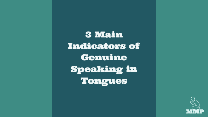 Genuine speaking in tongues