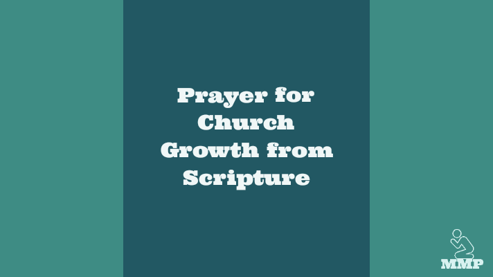 Prayer for church growth from scripture