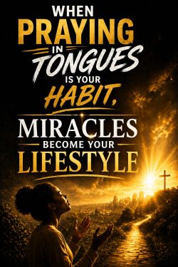 When praying in tongues is your habit, miracles become your lifestyle