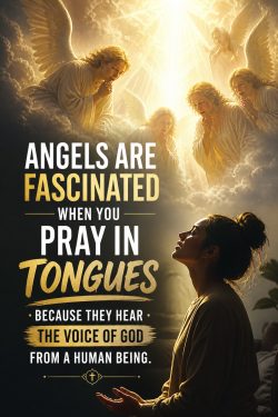 Angels are fascinated when you pray in tongues